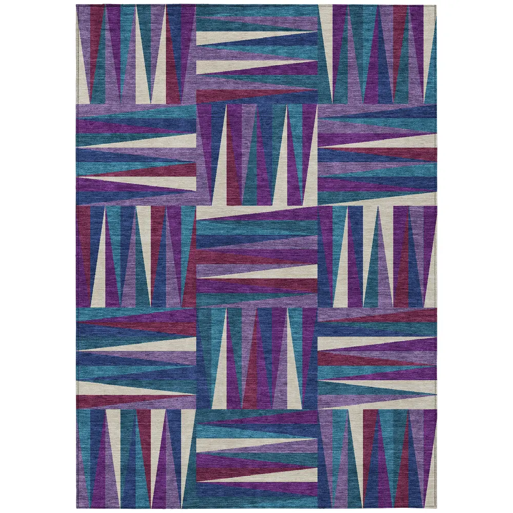Chantille ACN1012 Purple 5' x 7'6