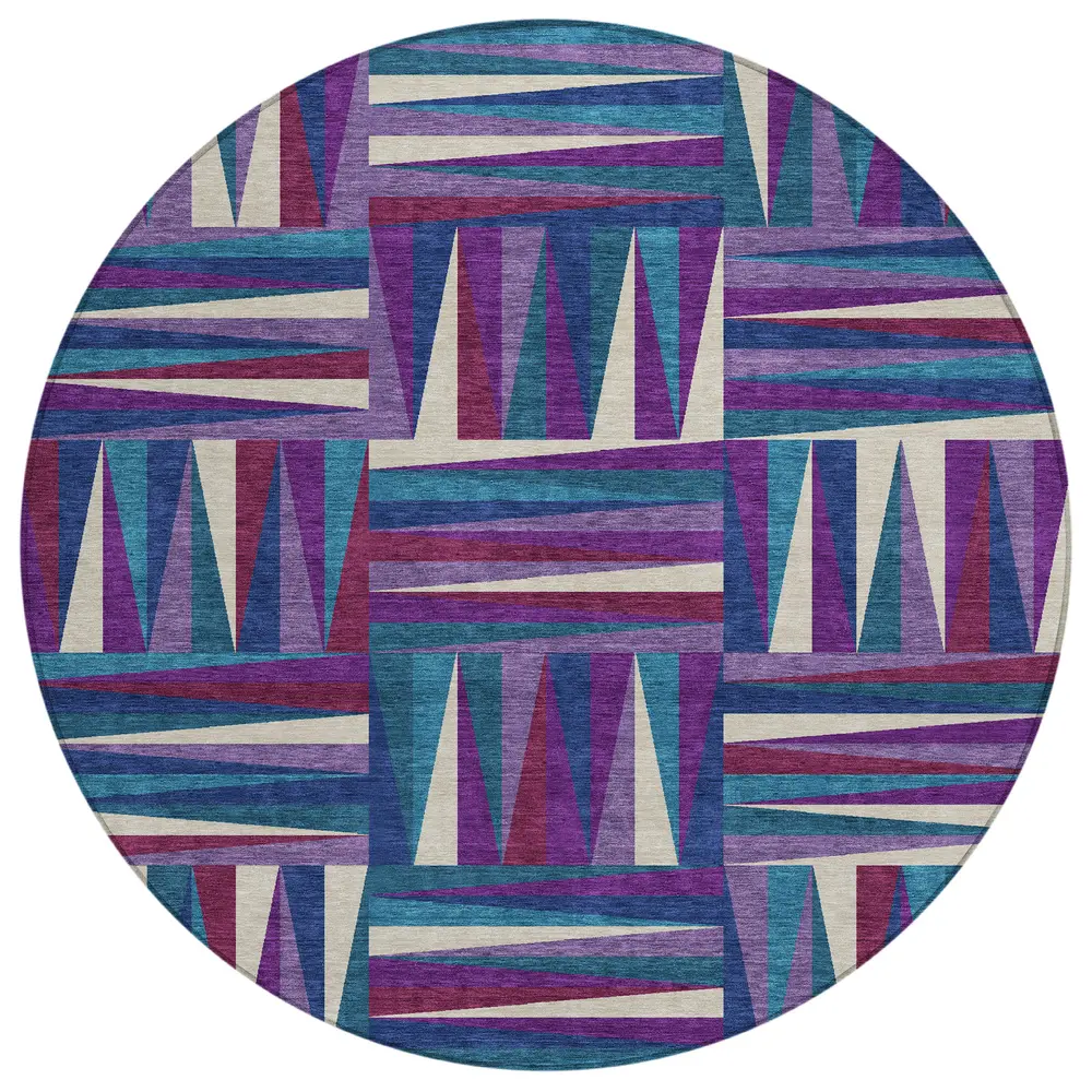 Chantille ACN1012 Purple 8' x 8' Rug
