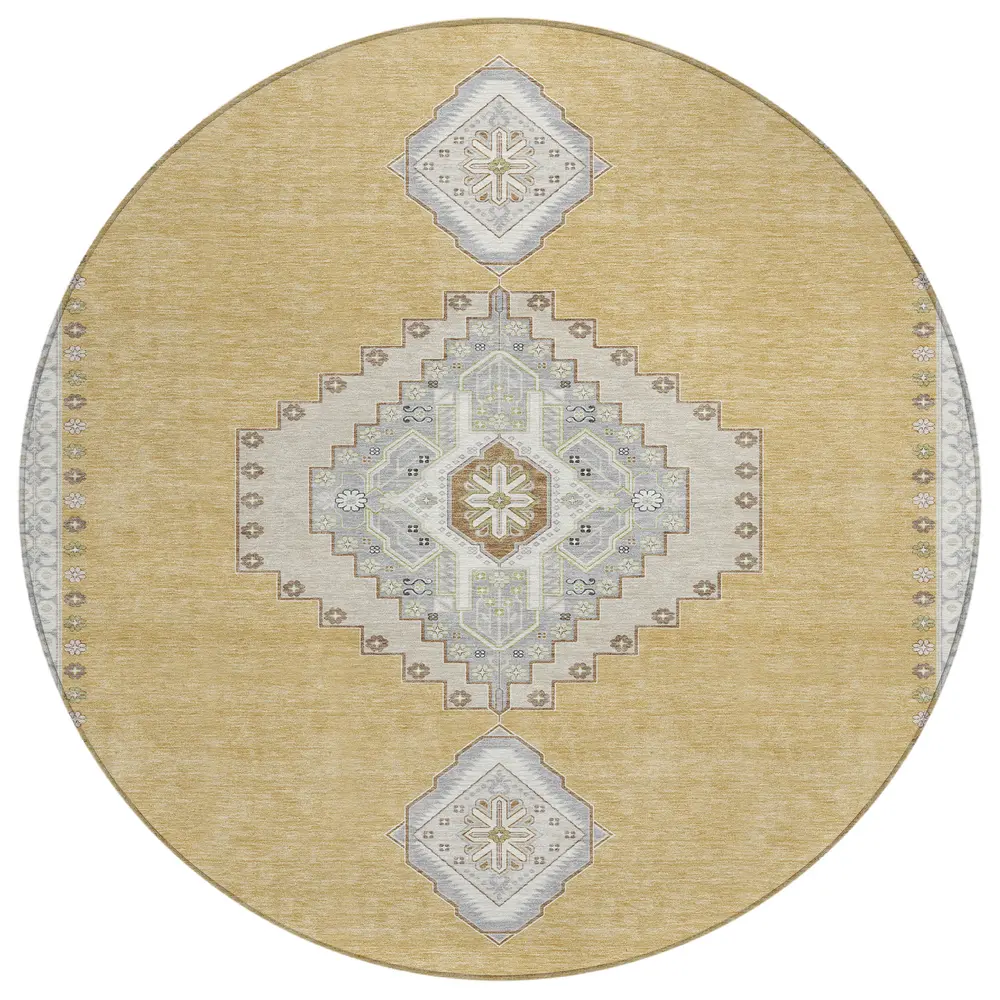 Chantille ACN1014 Gold 8' x 8' Rug