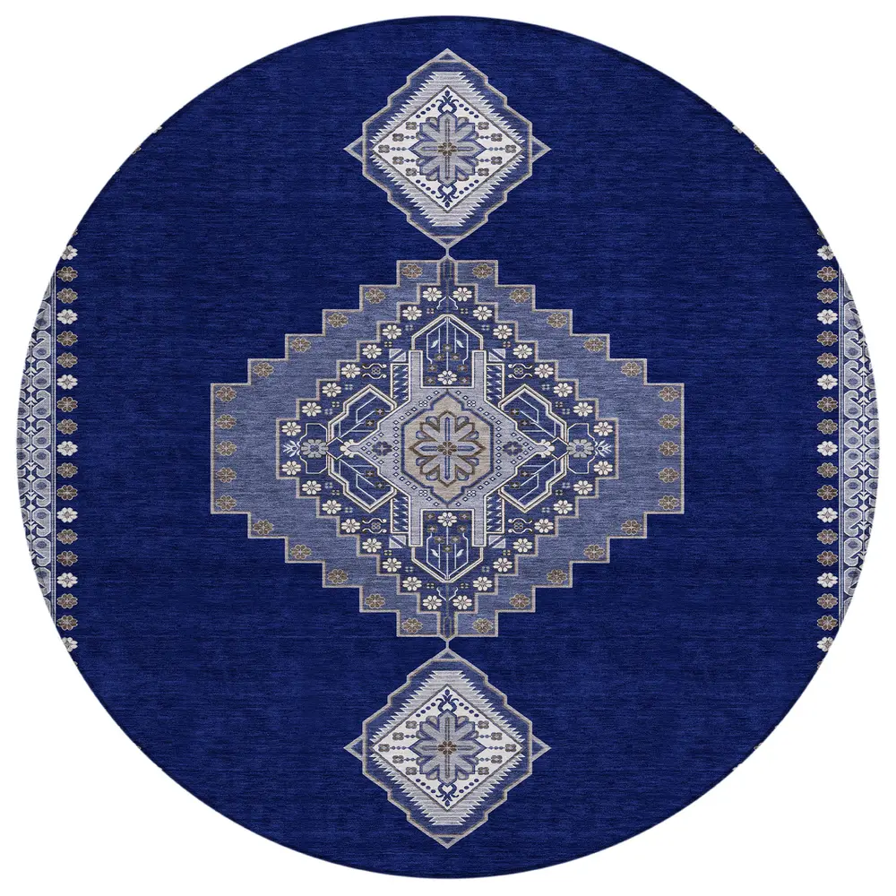 Chantille ACN1014 Navy 8' x 8' Rug