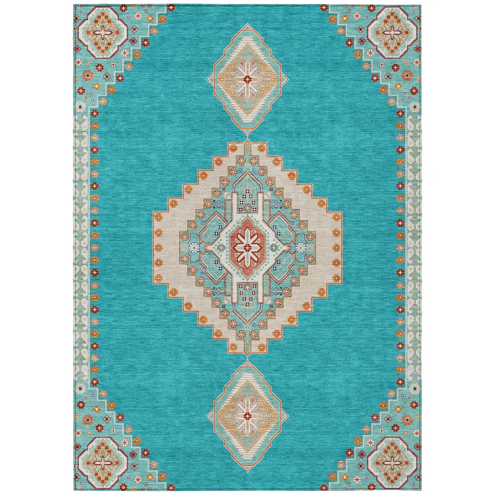 Chantille ACN1014 Teal 3' x 5' Rug