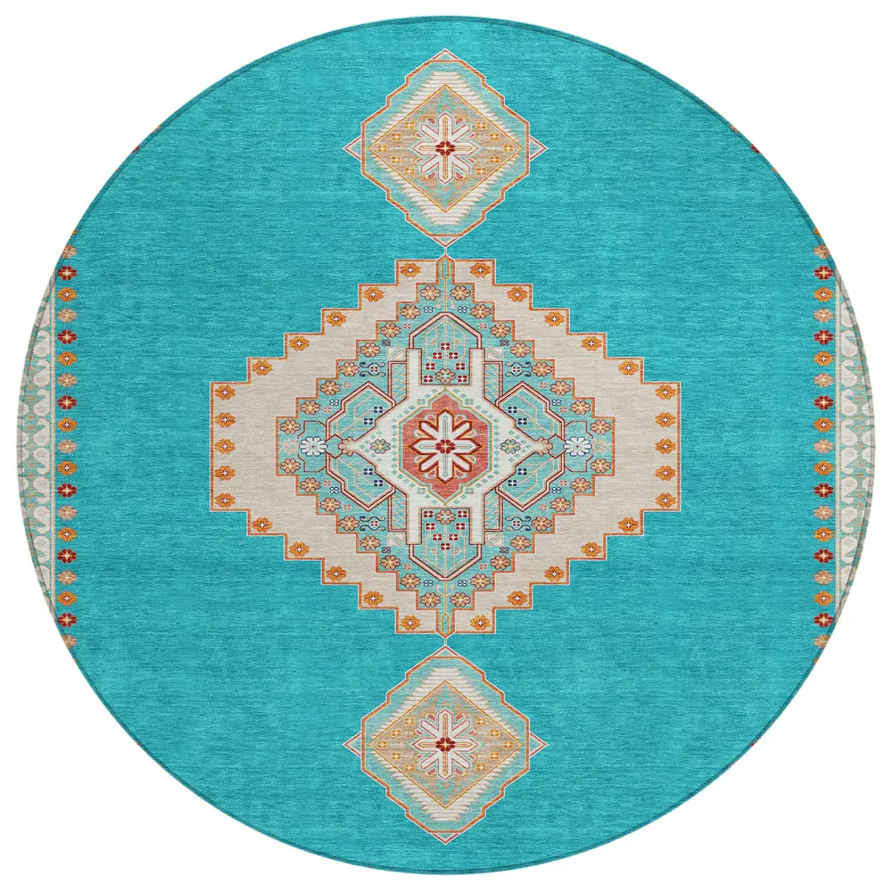 Chantille ACN1014 Teal 8' x 8' Rug