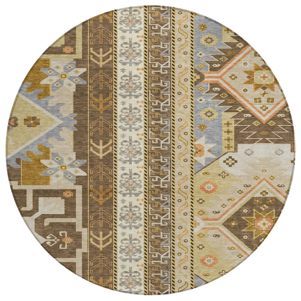 Chantille ACN1015 Brown 8' x 8' Rug