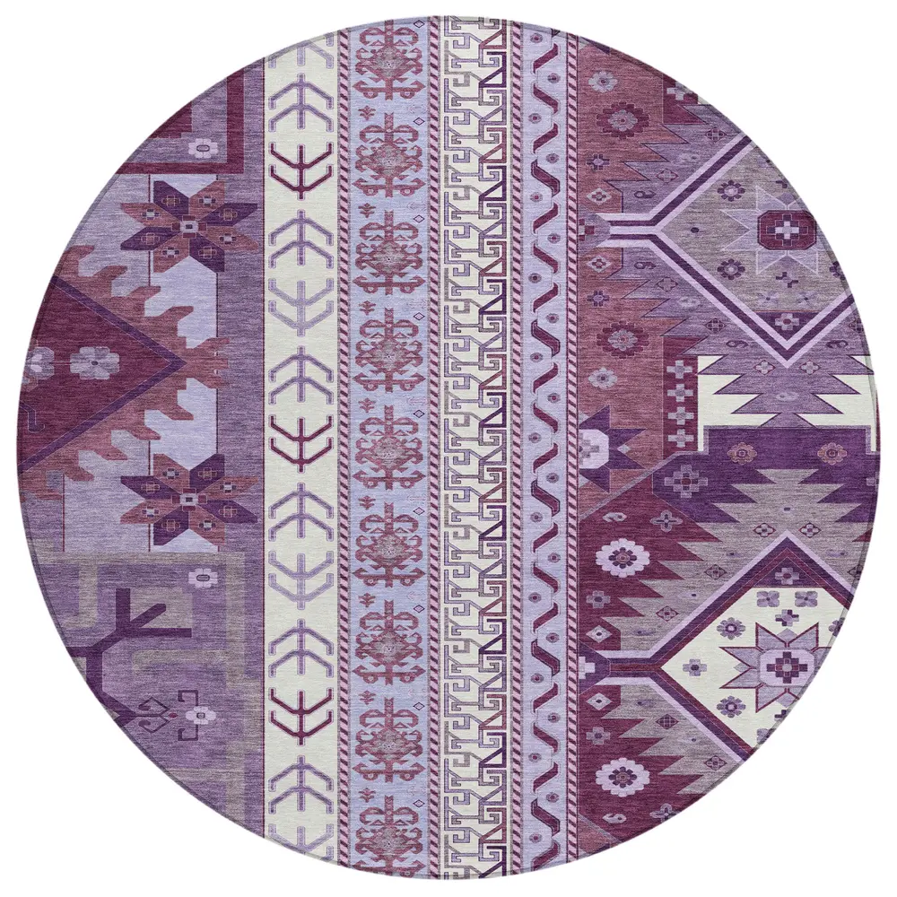 Chantille ACN1015 Purple 8' x 8' Rug