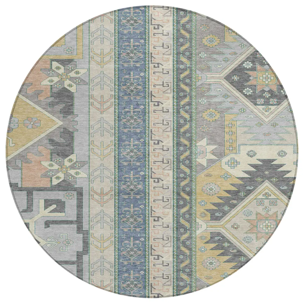 Chantille ACN1015 Silver 8' x 8' Rug