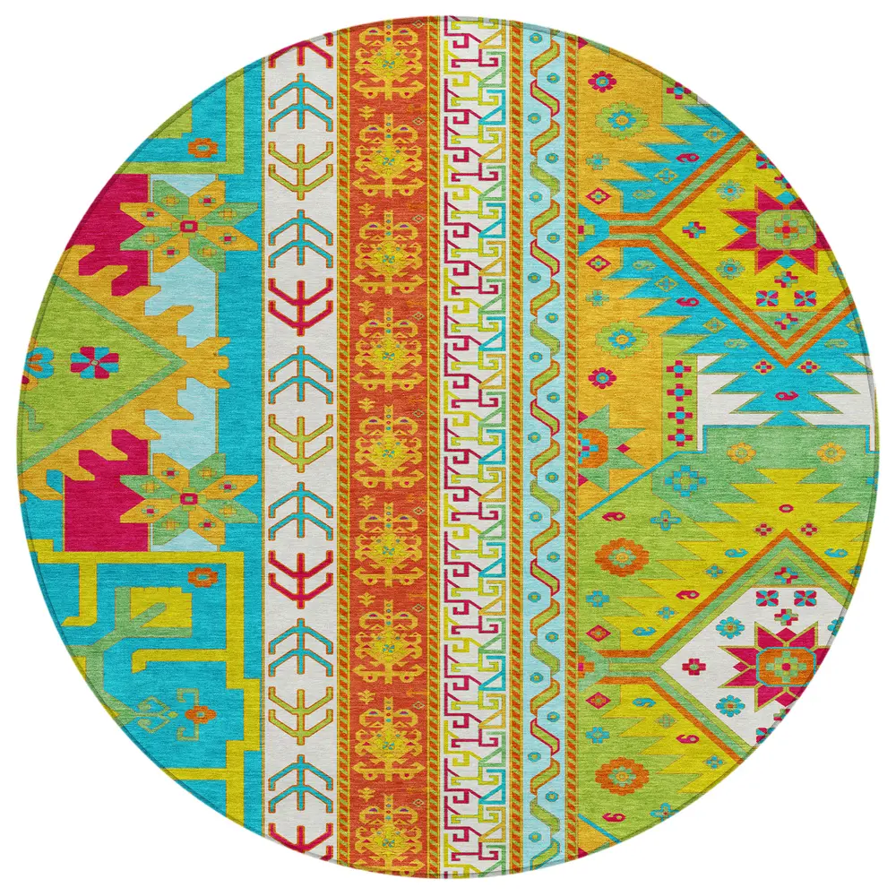 Chantille ACN1015 Teal 8' x 8' Rug