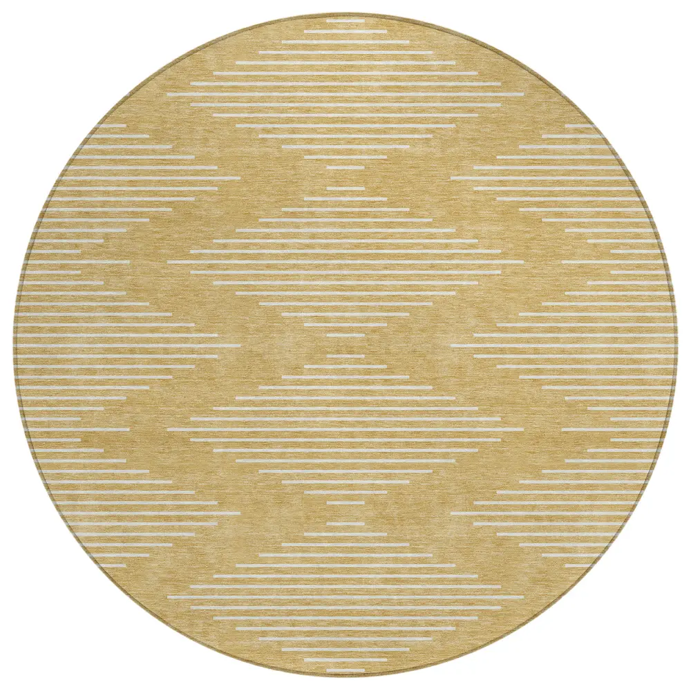 Chantille ACN1016 Gold 8' x 8' Rug