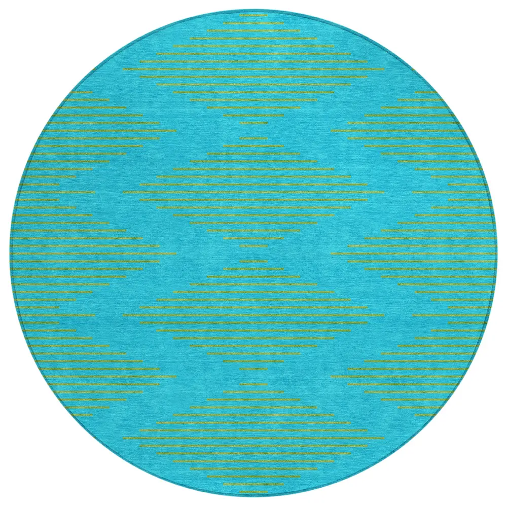 Chantille ACN1017 Aqua 8' x 8' Rug