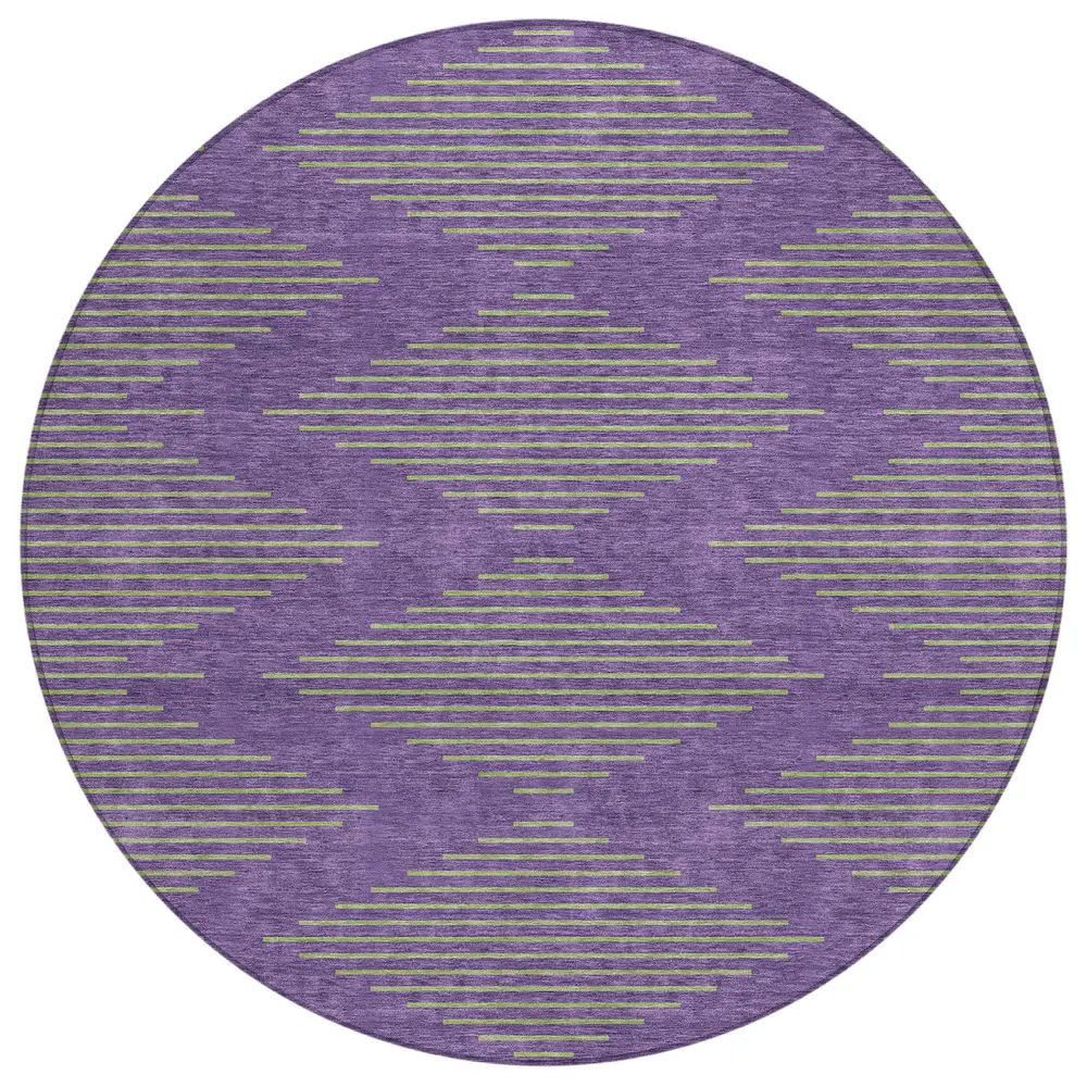 Chantille ACN1017 Purple 8' x 8' Rug