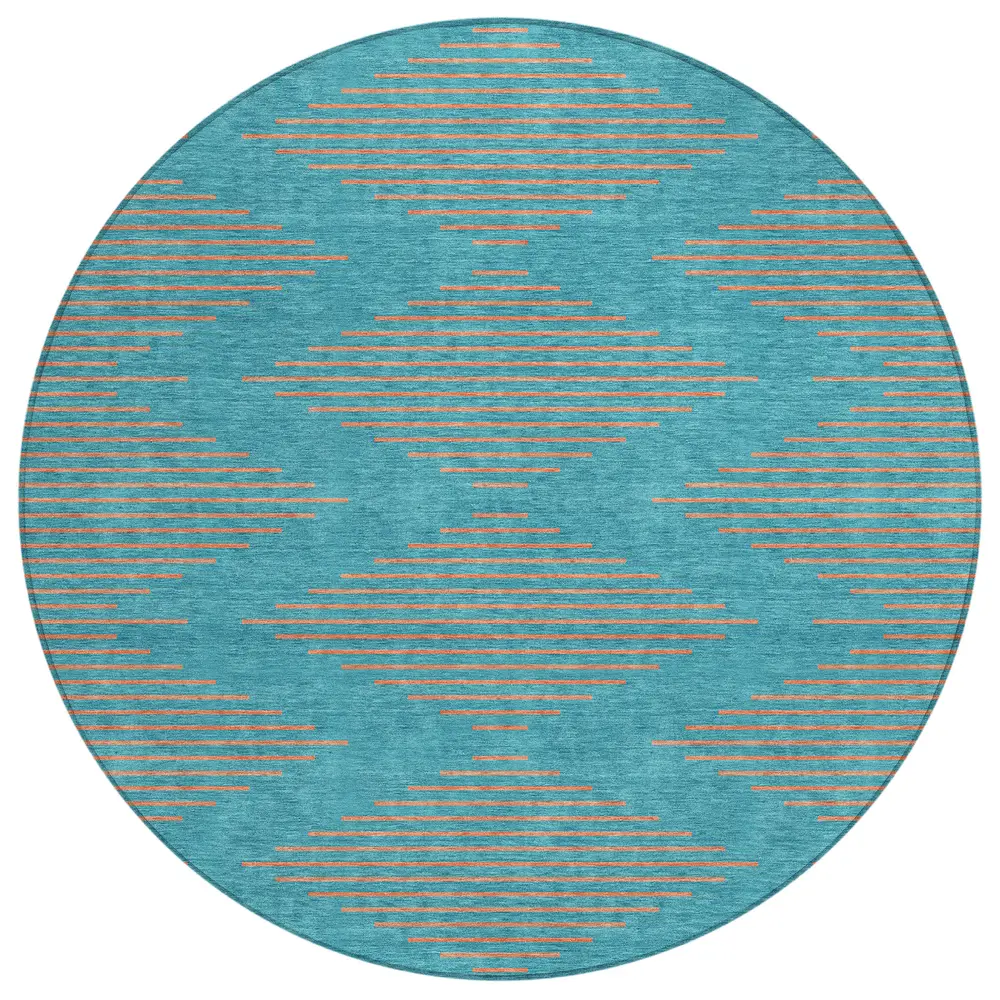 Chantille ACN1017 Teal 8' x 8' Rug