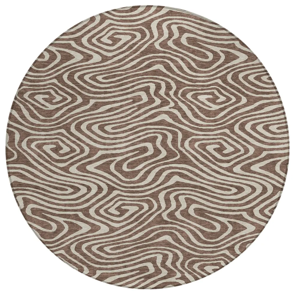 Chantille ACN1020 Brown 8' x 8' Rug