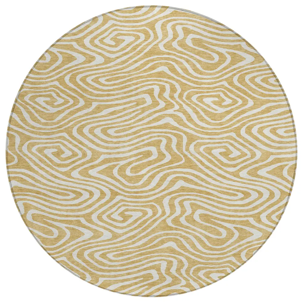 Chantille ACN1020 Gold 8' x 8' Rug