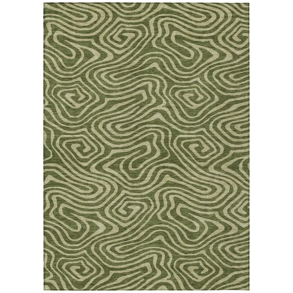 Chantille ACN1020 Olive 3' x 5' Rug