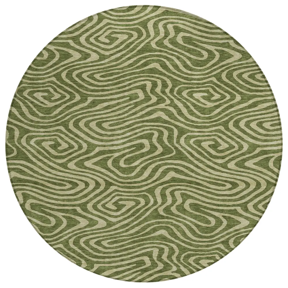 Chantille ACN1020 Olive 8' x 8' Rug