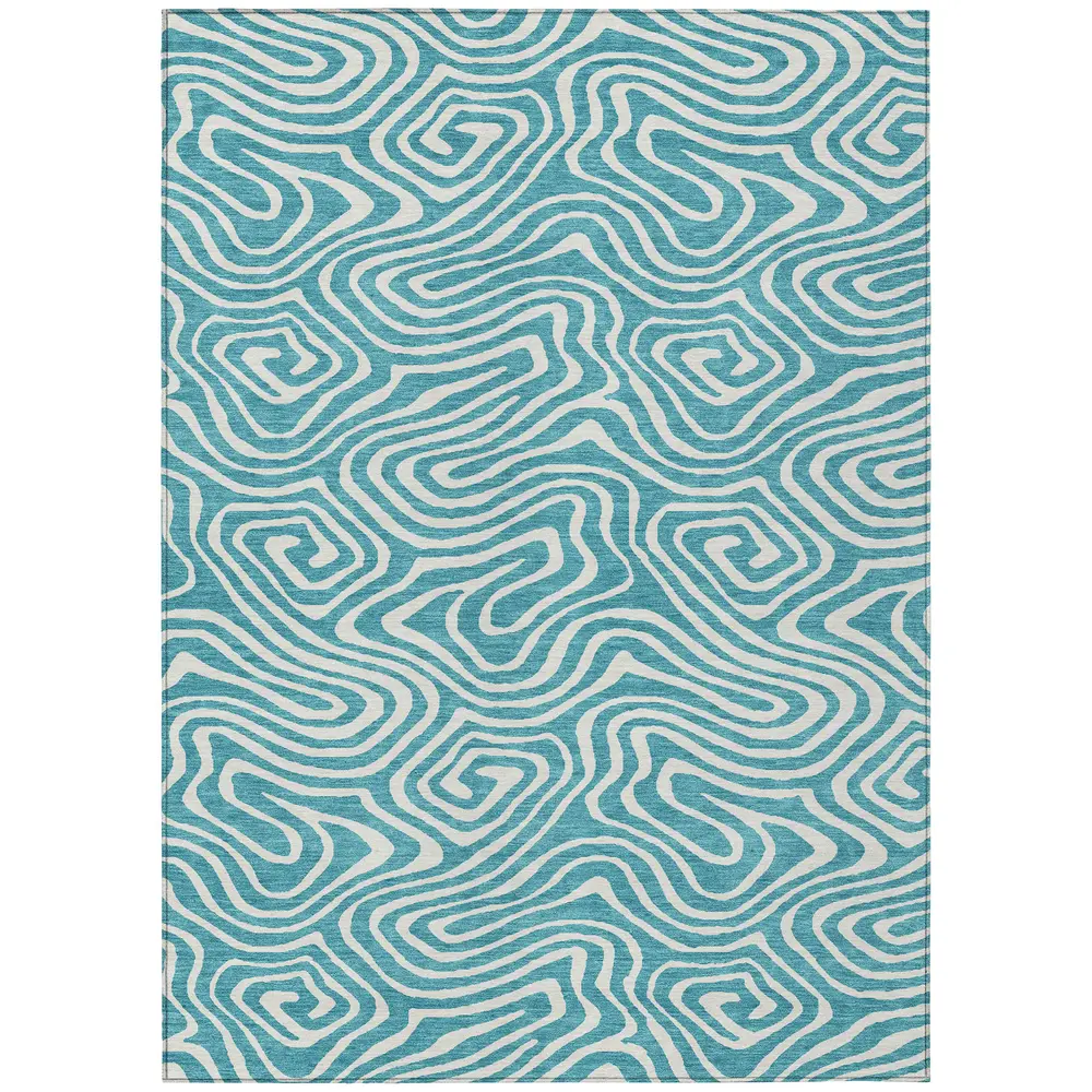 Chantille ACN1020 Teal 10' x 14' Rug