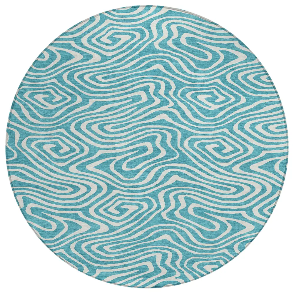 Chantille ACN1020 Teal 8' x 8' Rug