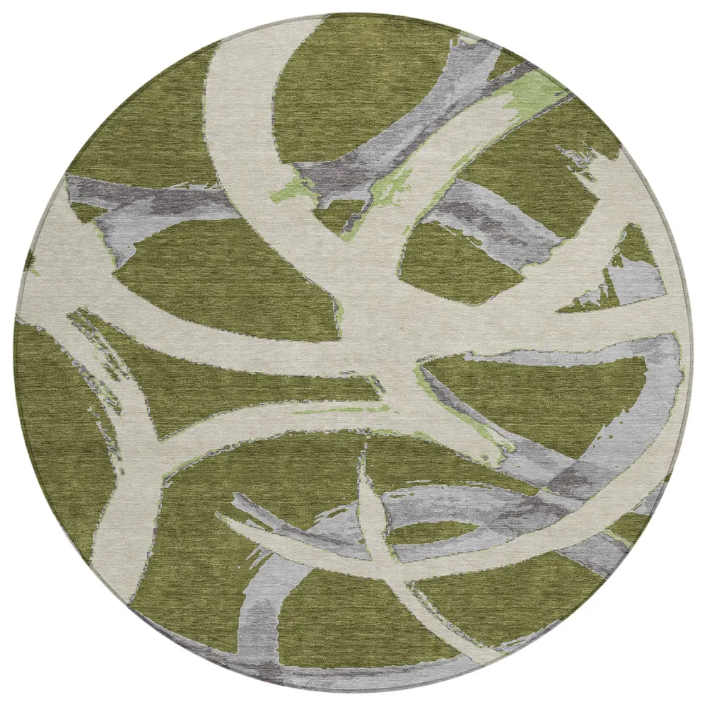Chantille ACN1022 Olive 8' x 8' Rug