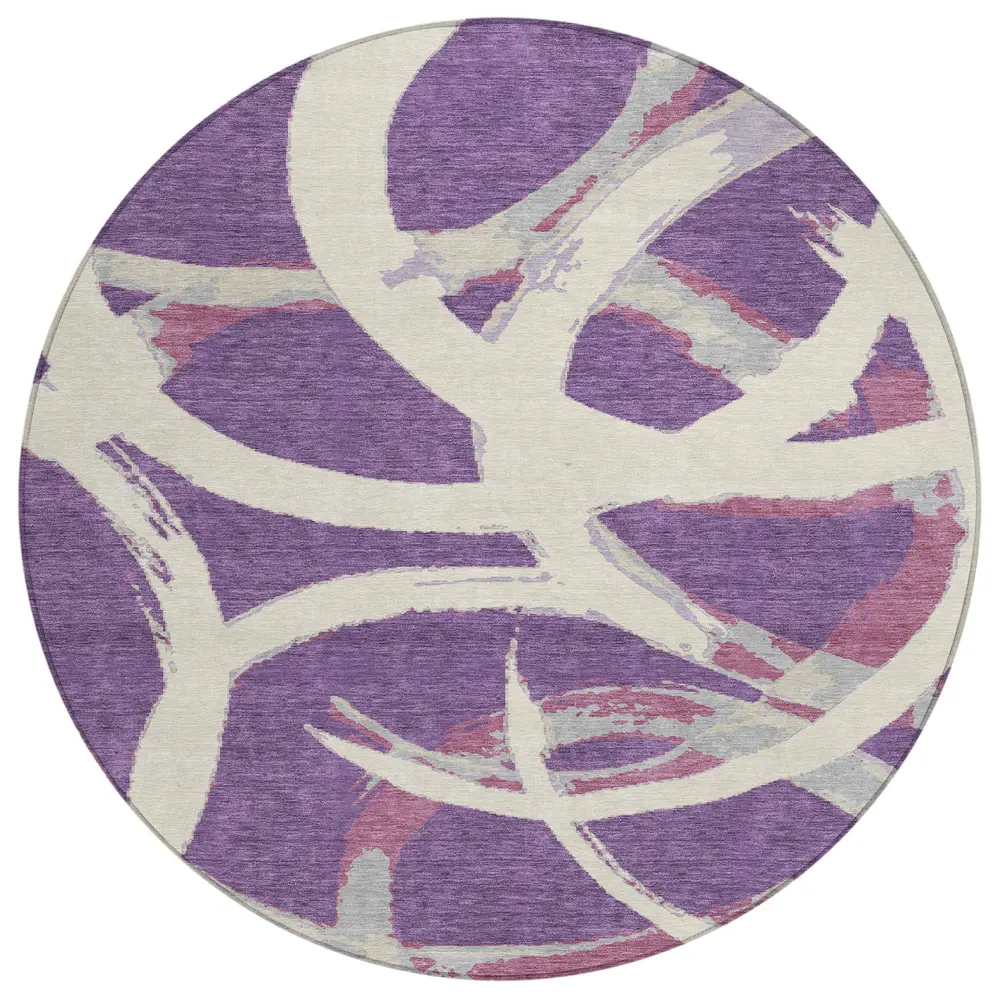Chantille ACN1022 Purple 8' x 8' Rug
