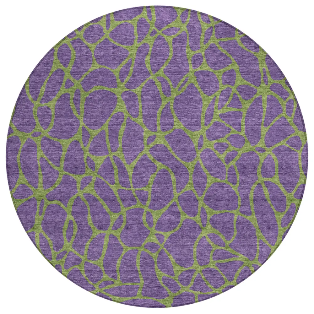 Chantille ACN1023 Purple 8' x 8' Rug