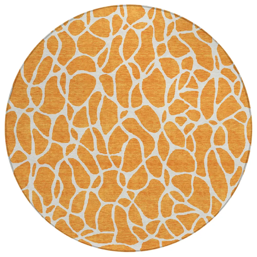 Chantille ACN1024 Orange 8' x 8' Rug