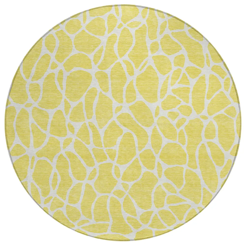 Chantille ACN1024 Yellow 8' x 8' Rug