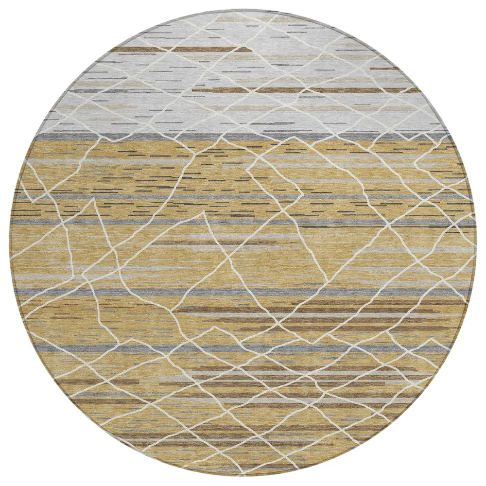 Chantille ACN1025 Gold 8' x 8' Rug