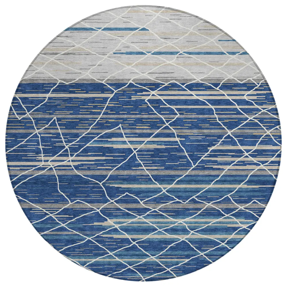 Chantille ACN1025 Navy 8' x 8' Rug