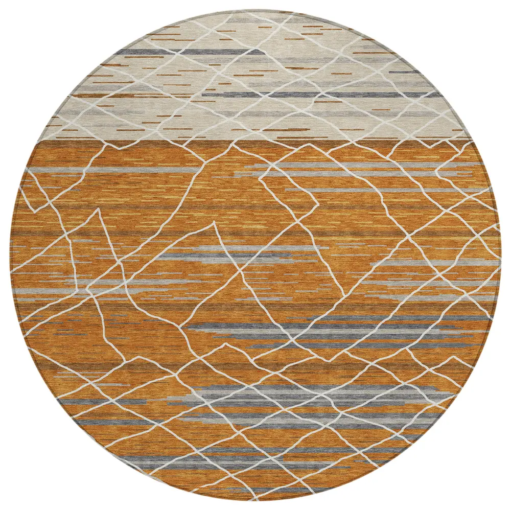 Chantille ACN1025 Terracotta 8' x 8' Rug