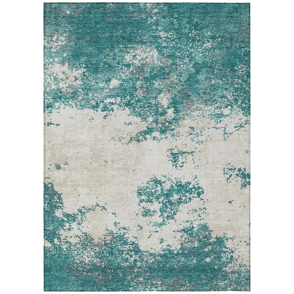 Chantille ACN1027 Teal 5' x 7'6