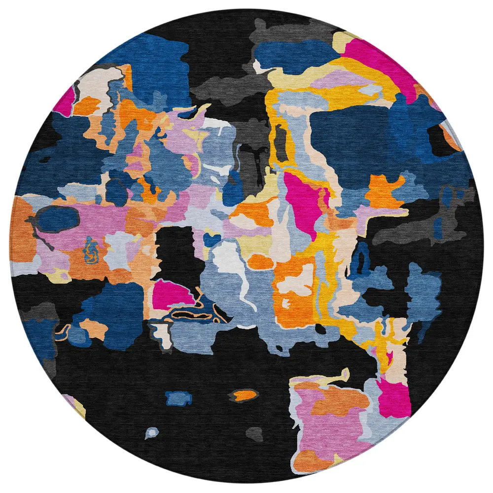 Chantille ACN1028 Black 8' x 8' Rug