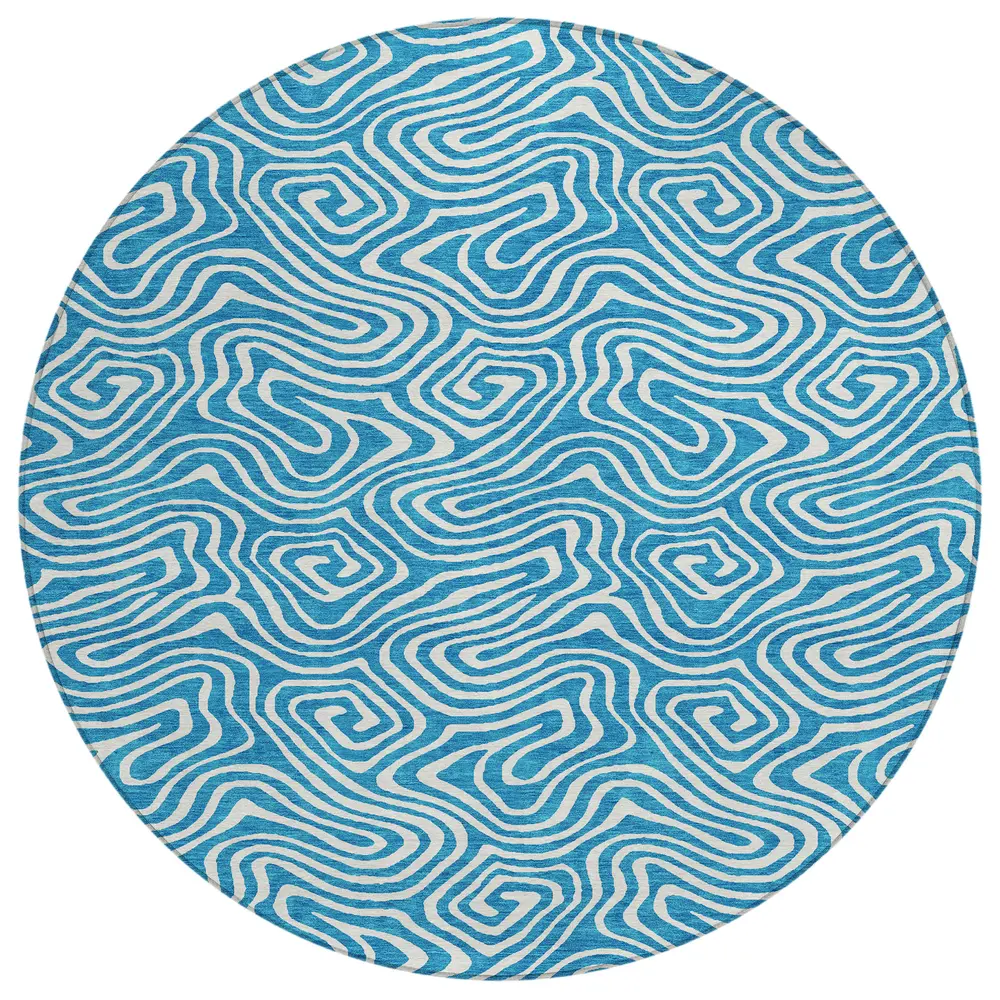 Chantille ACN1030 Teal 8' x 8' Rug