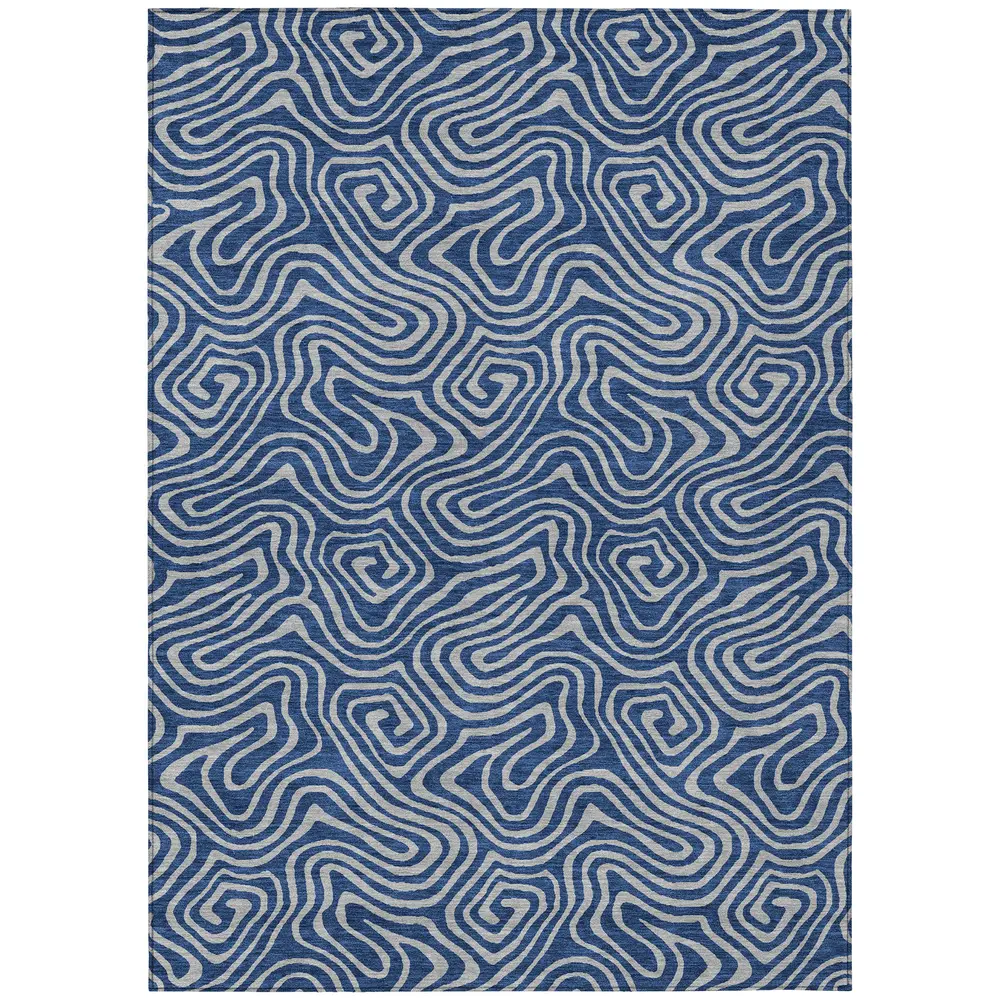 Chantille ACN1031 Navy 3' x 5' Rug