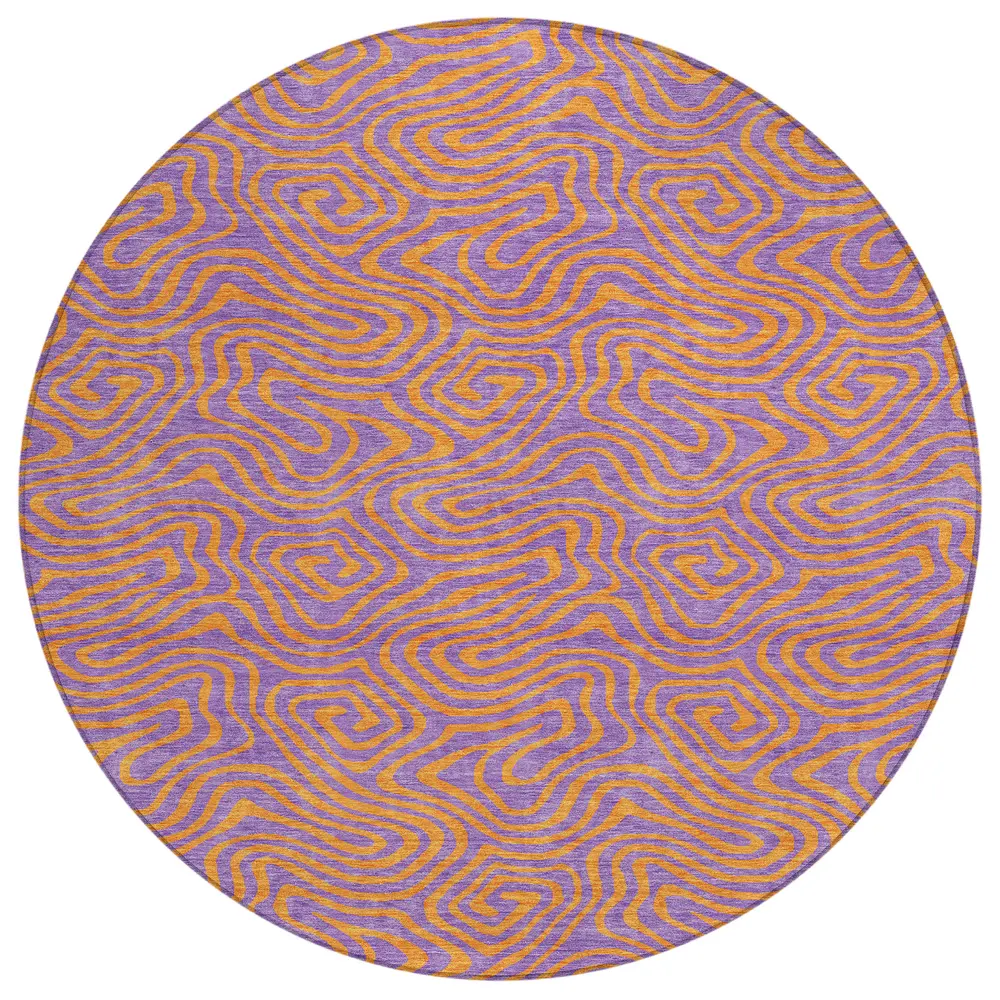 Chantille ACN1031 Purple 8' x 8' Rug