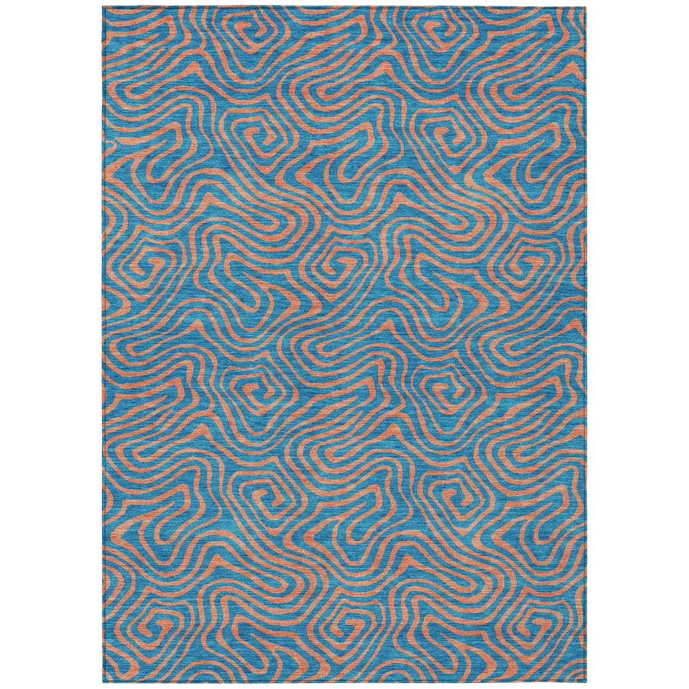 Chantille ACN1031 Teal 5' x 7'6