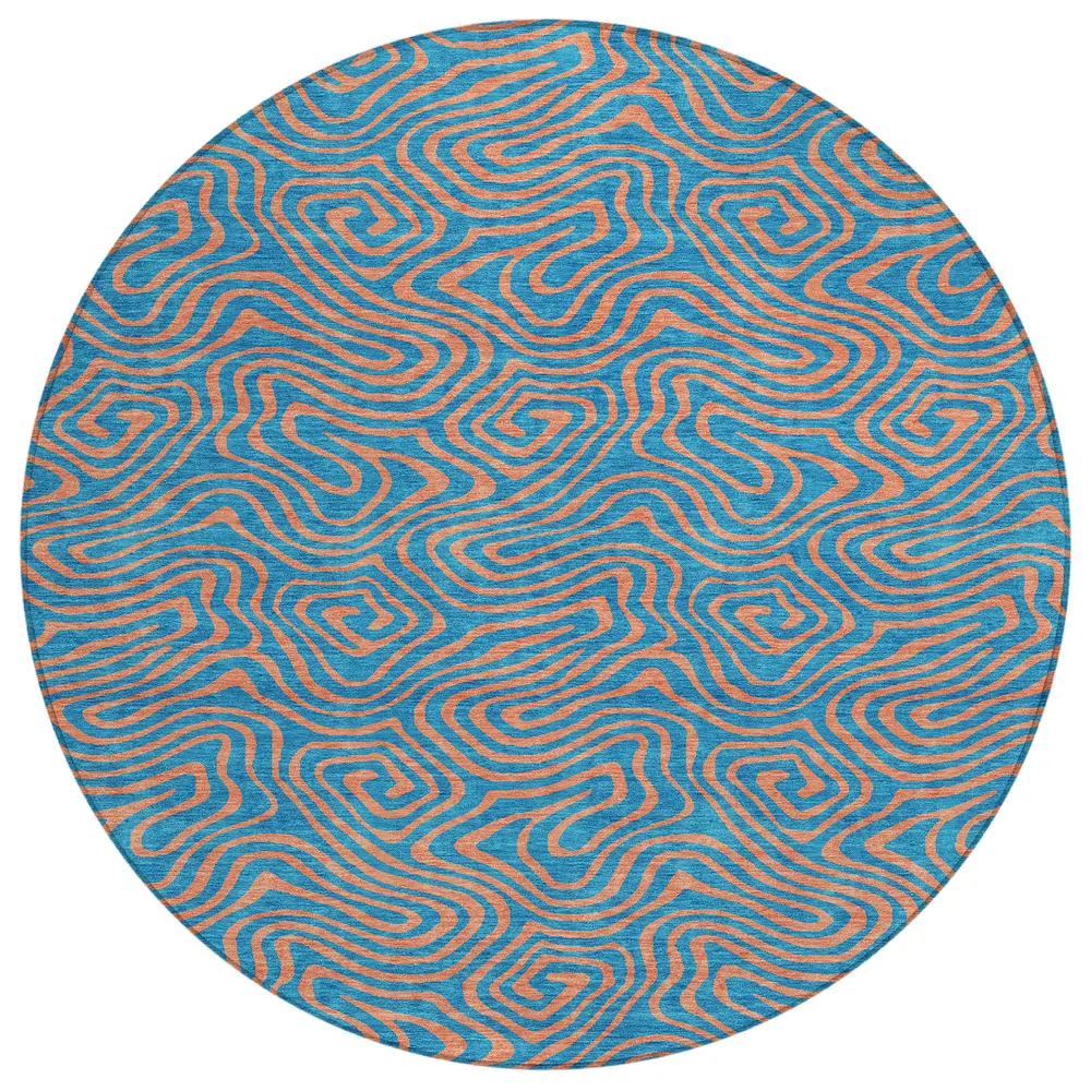 Chantille ACN1031 Teal 8' x 8' Rug