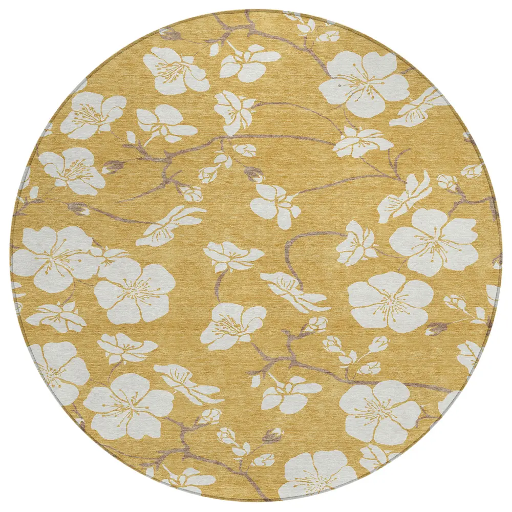 Chantille ACN1032 Gold 8' x 8' Rug