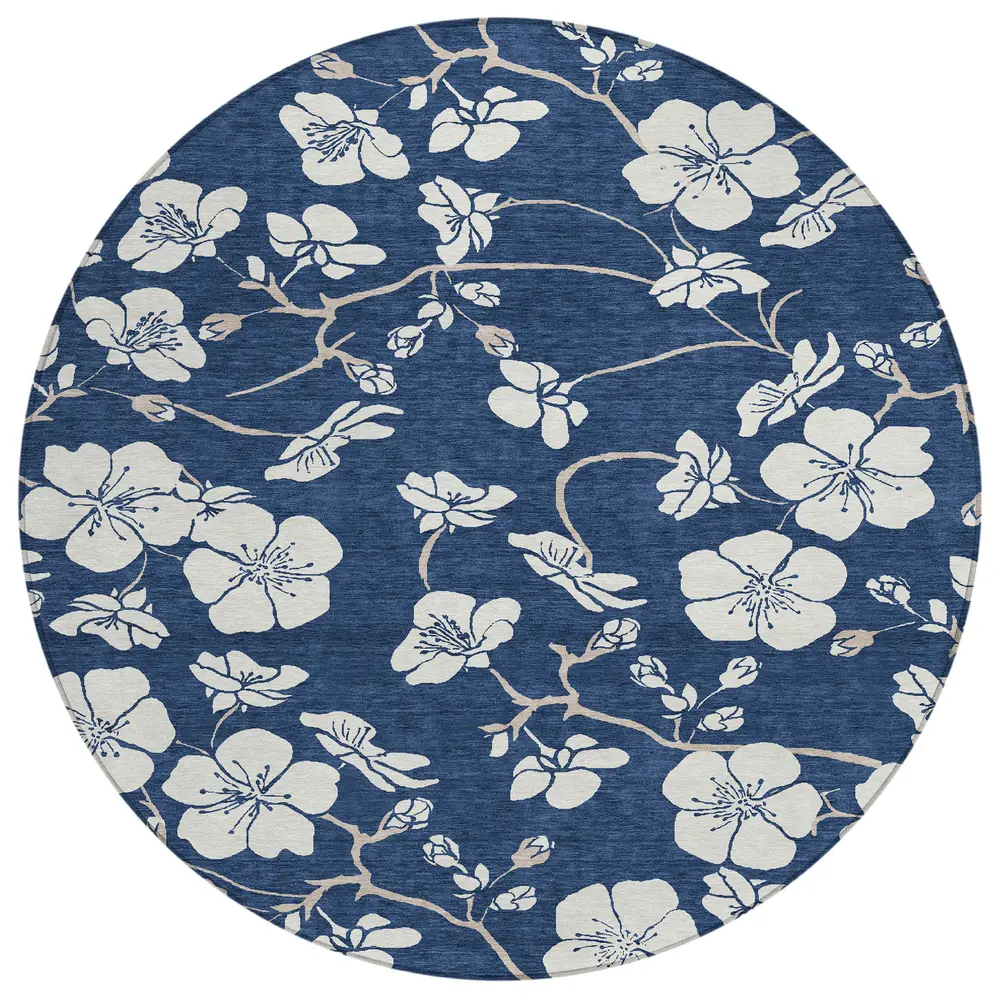 Chantille ACN1032 Navy 8' x 8' Rug