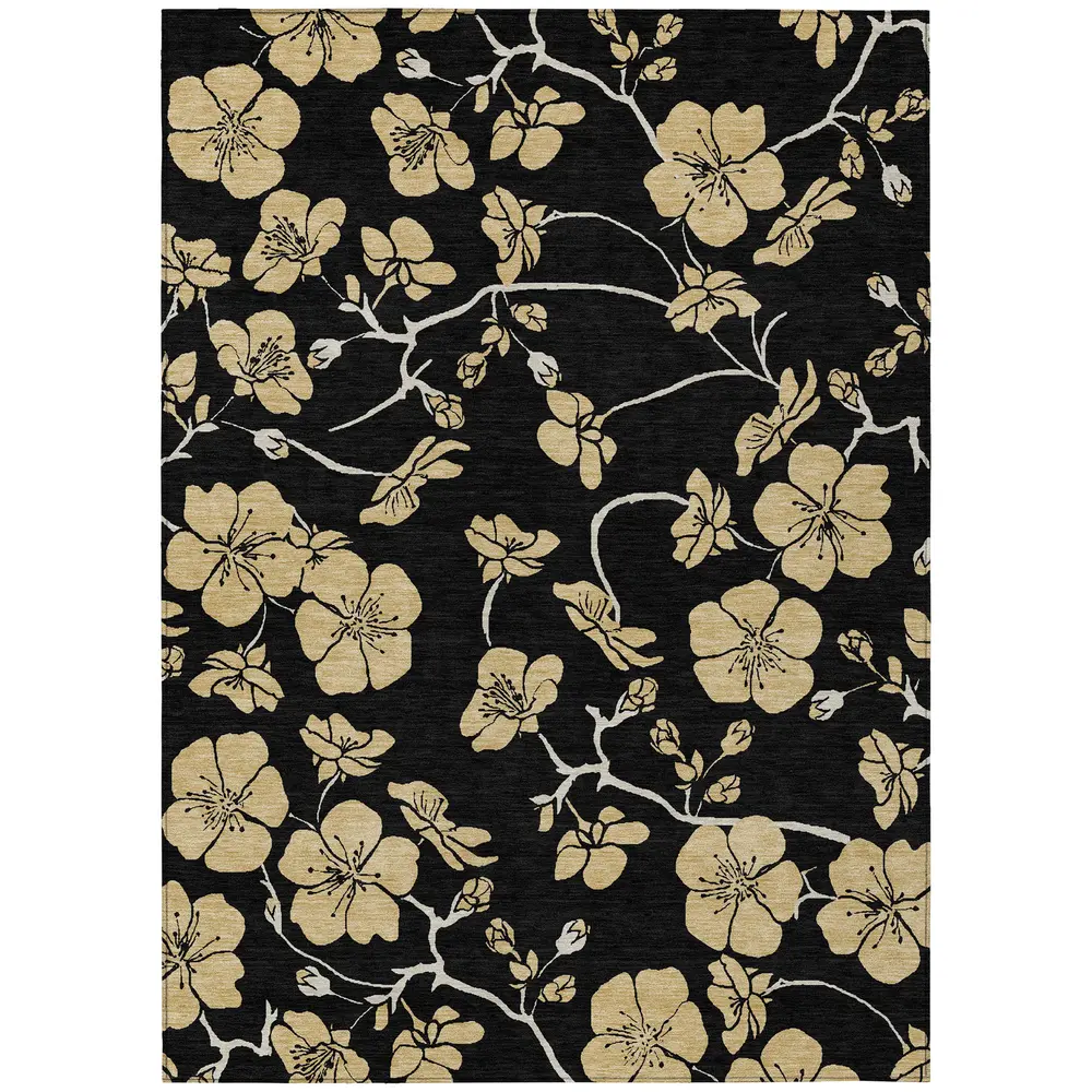 Chantille ACN1034 Black 9' x 12' Rug