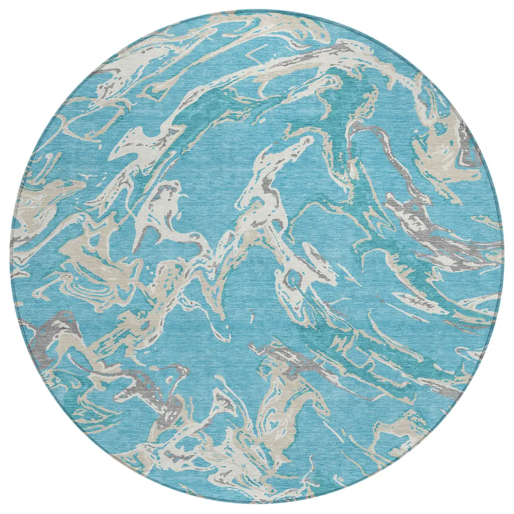 Chantille ACN1035 Teal 8' x 8' Rug