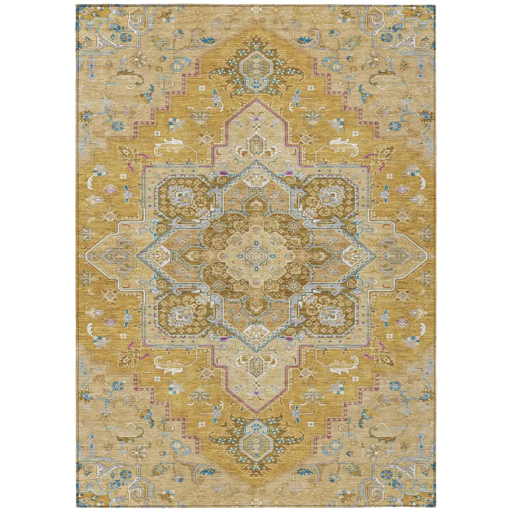Chantille ACN1036 Gold 3' x 5' Rug