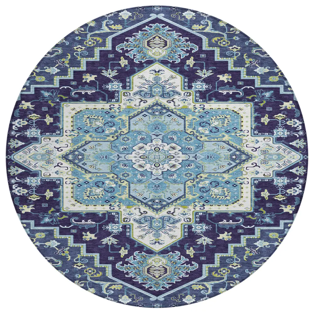 Chantille ACN1036 Navy 8' x 8' Rug