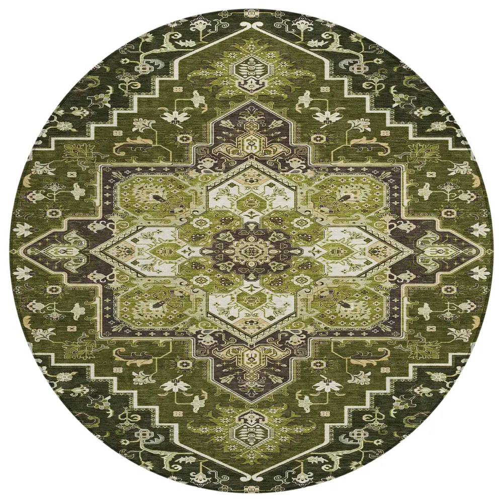 Chantille ACN1036 Olive 8' x 8' Rug