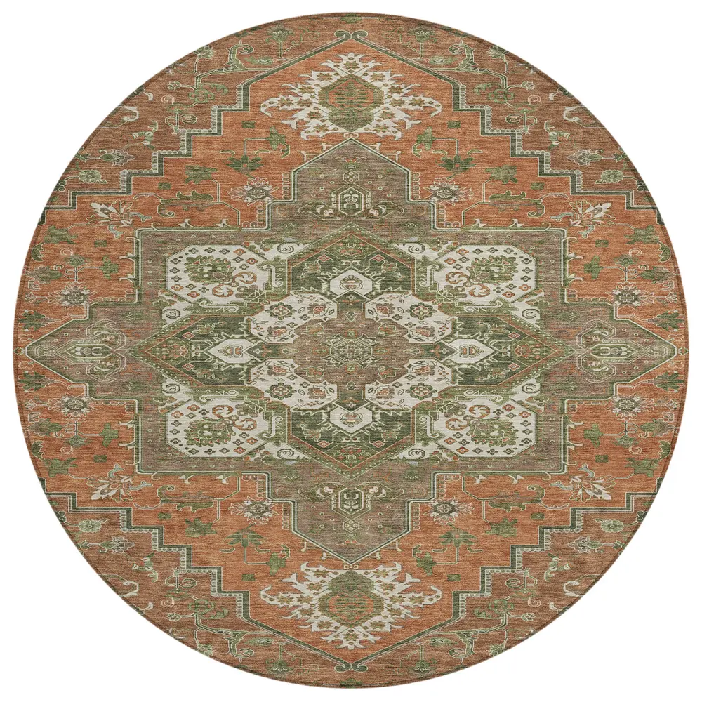 Chantille ACN1036 Rust 8' x 8' Rug