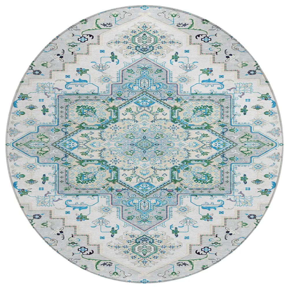 Chantille ACN1036 Silver 8' x 8' Rug