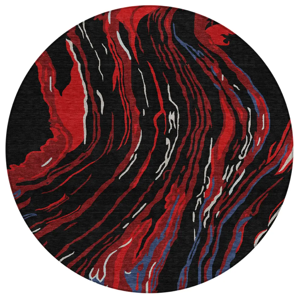 Chantille ACN1037 Black 8' x 8' Rug