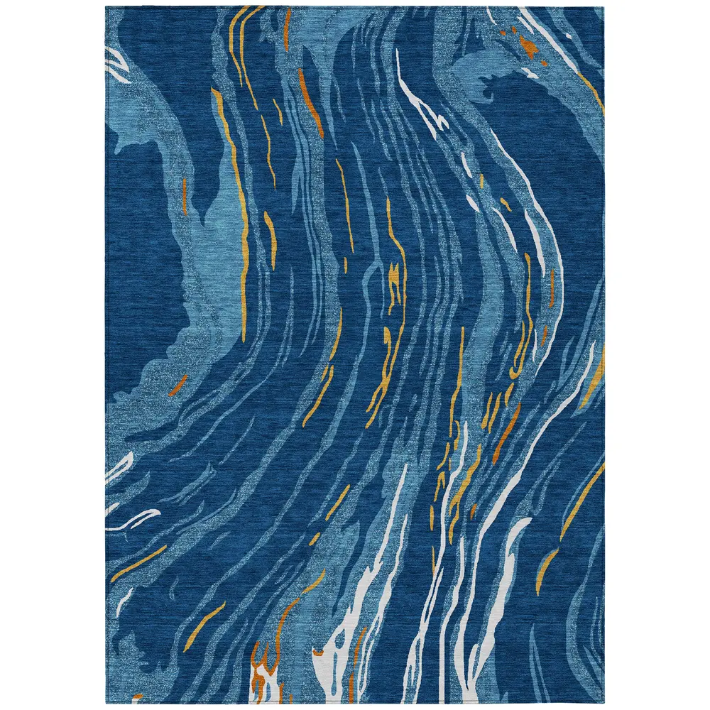 Chantille ACN1037 Navy 3' x 5' Rug