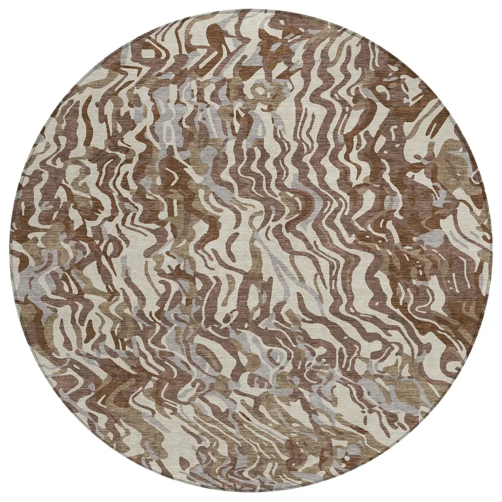 Chantille ACN1038 Brown 8' x 8' Rug