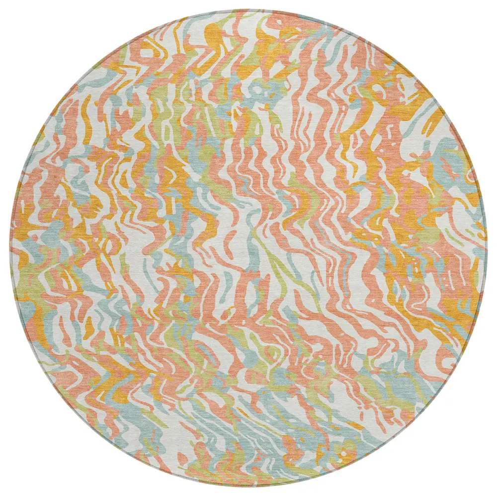 Chantille ACN1038 Coral 8' x 8' Rug