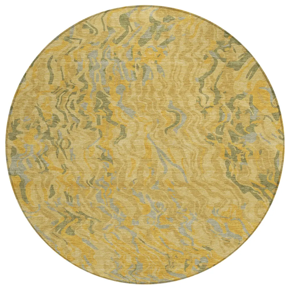 Chantille ACN1038 Gold 8' x 8' Rug