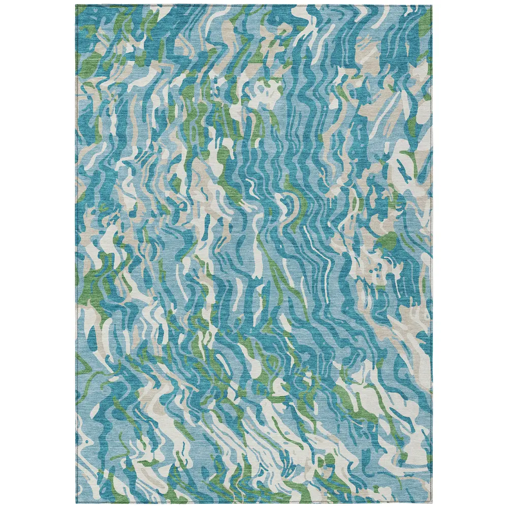 Chantille ACN1038 Teal 10' x 14' Rug